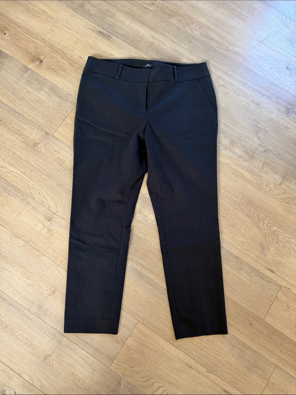 LOFT Black Skinny Ankle Pants